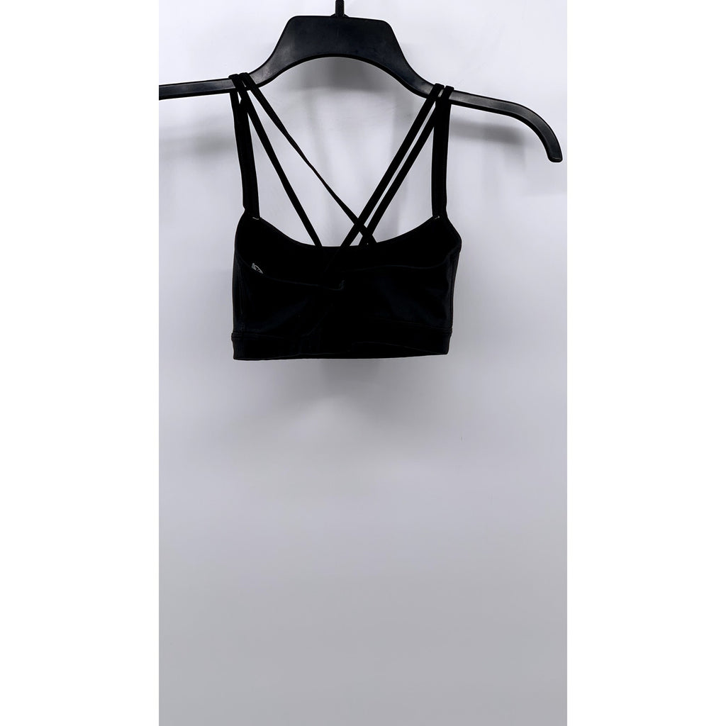 ADIDAS Women's Black Criss-Cross Back Sports Bra SZ XS