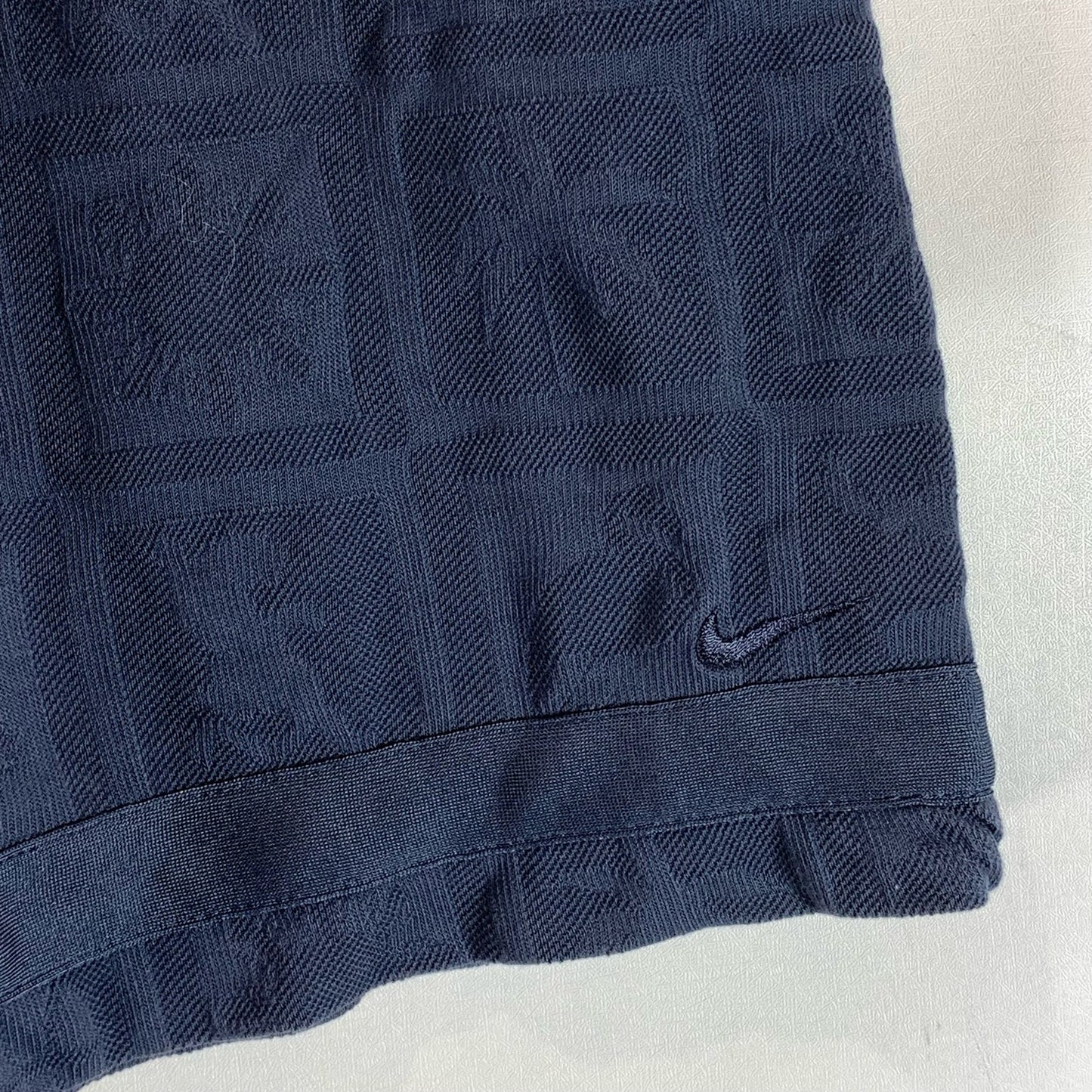 NIKE Men's Navy Above Knee Loose-Fit Premium Narrative Textured Shorts SZ 2XL