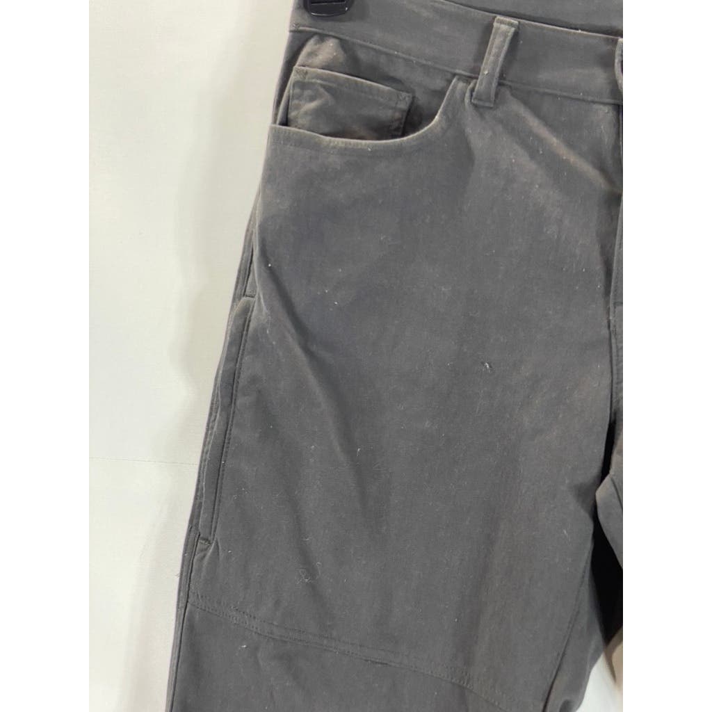 EDDIE BAUER Men's Dark Smoke Six-Pocket Straight-Leg Chino Pant SZ 34X30