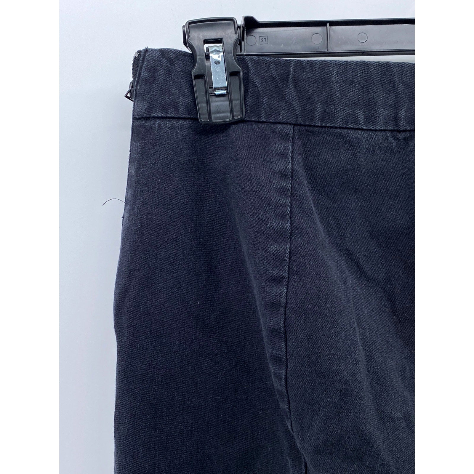 EVERLANE Women's Black Pocketless Slim-Leg Regular-Fit Ankle Pant SZ 4