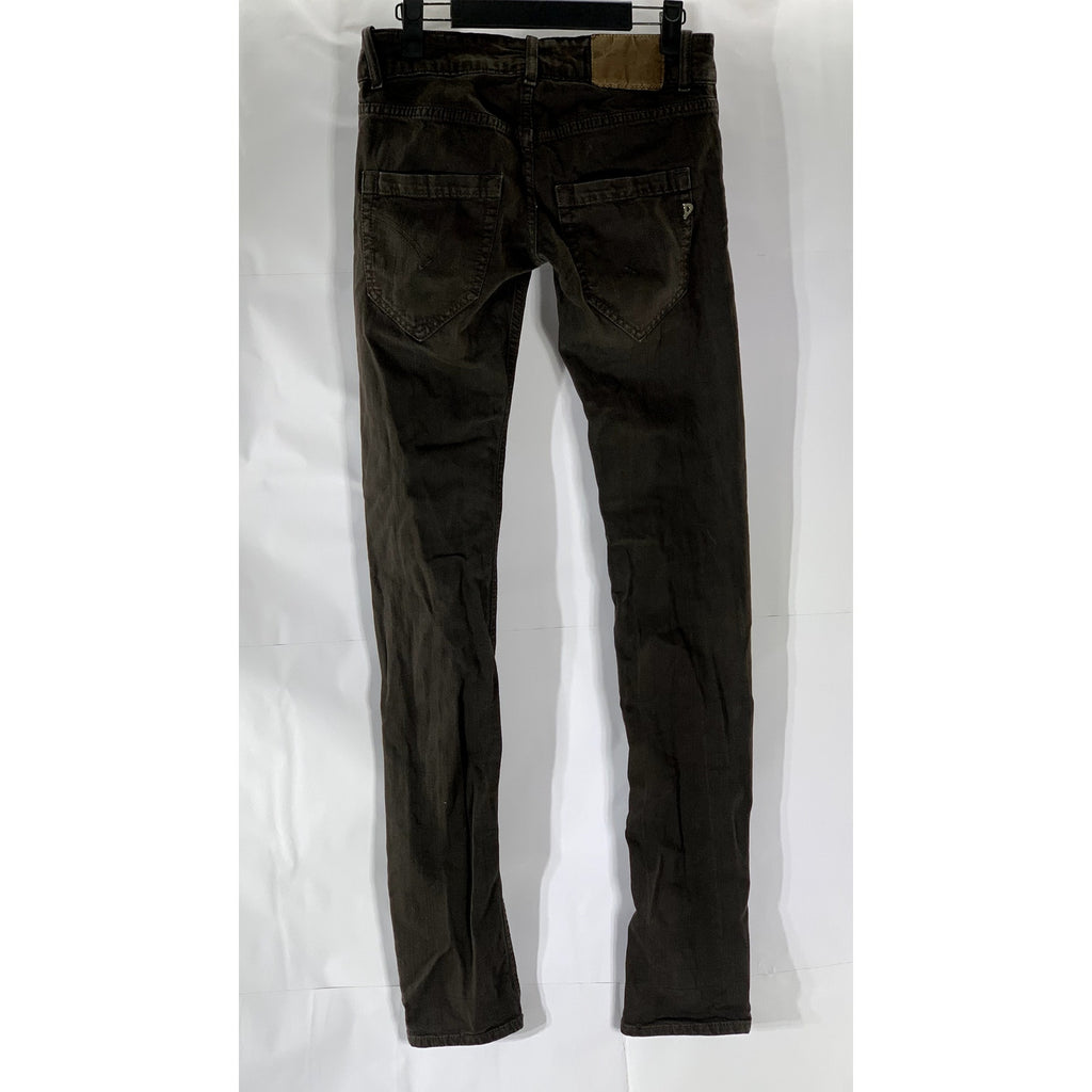 DONDUP Women's Black Solid Garment Dyed Kody Five-Pocket Skinny-Leg Jean SZ 26