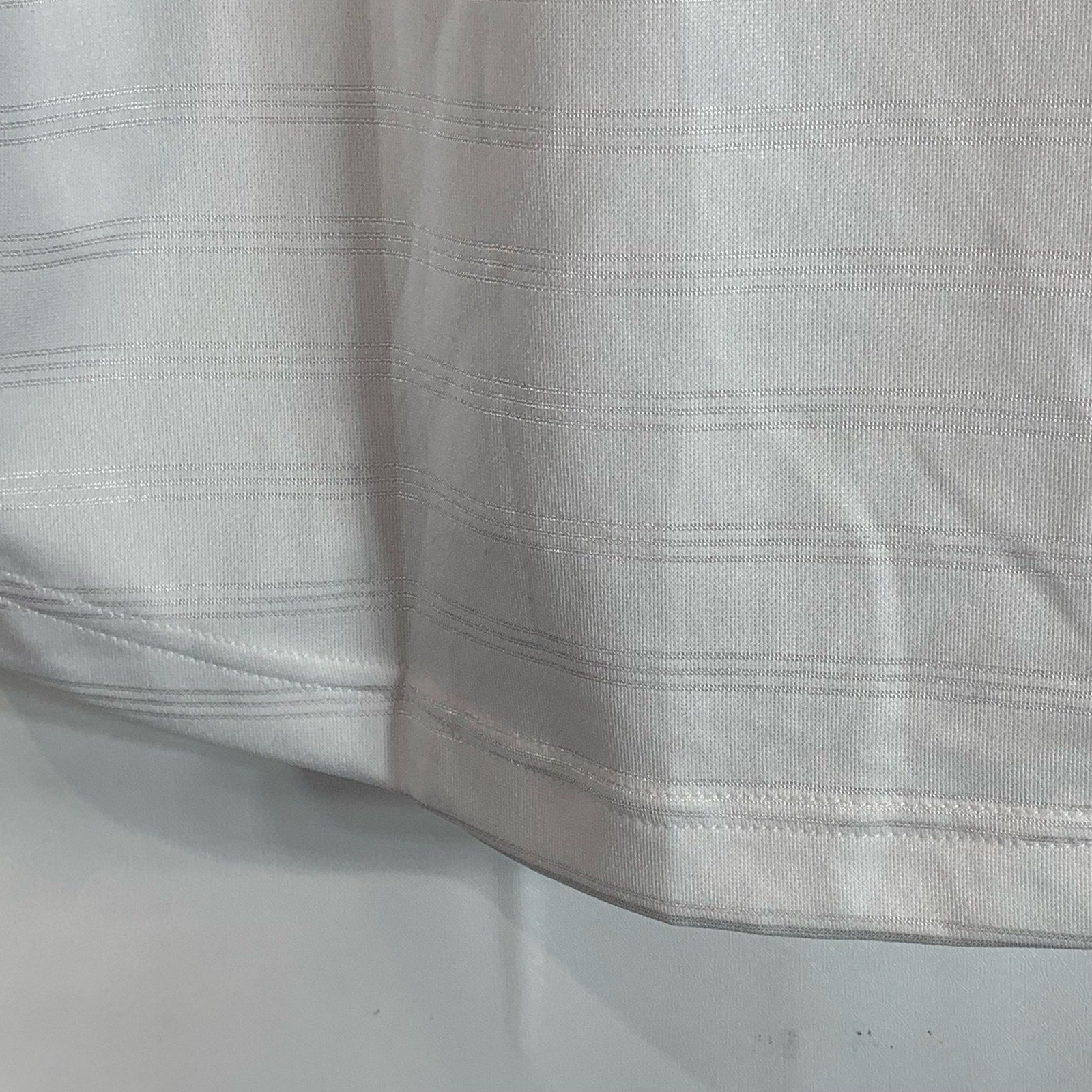 ADIDAS Men's White Performance Basics Short Sleeve Polo Shirt SZ M