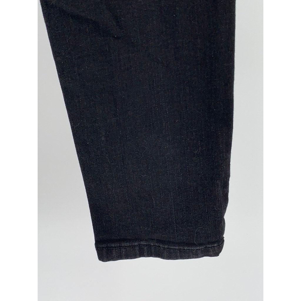 UNBRANDED Women's Black Solid Skinny Leg Jeans SZ 28