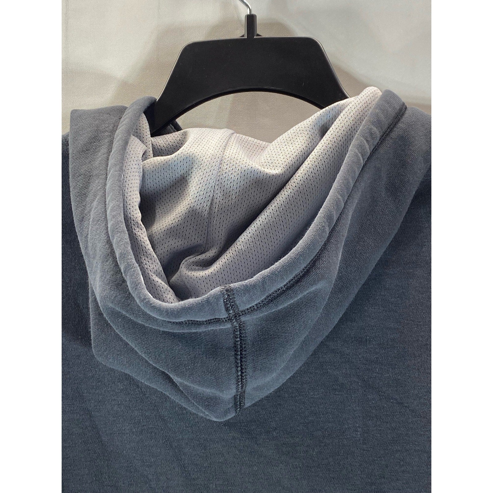 UNDER ARMOUR Men's Black/Neon Green UA Rival Fleece Logo Pullover Hoodie SZ M