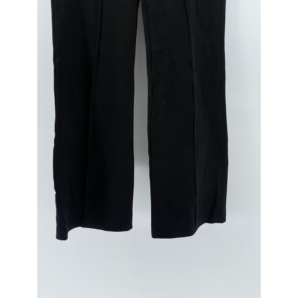 PRIMARK Women’s Black Pull-On Regular- Fit Wide-Leg Pants SZ 6