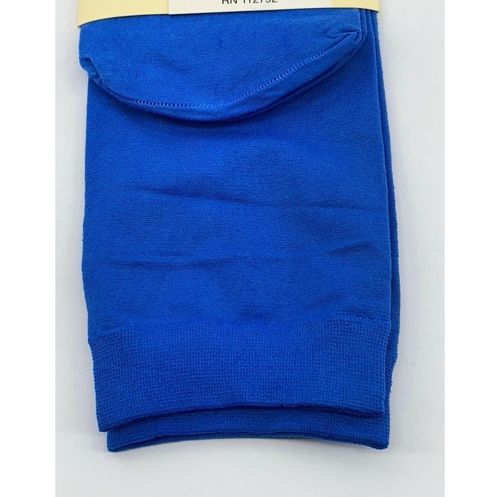 FOOT TRAFFIC Women's Royal Blue Fashion Opaque Trouser Socks SZ OS