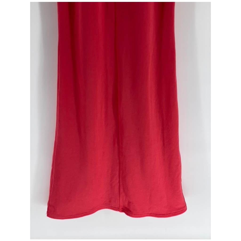 PUBLIC DESIRE Women's Pink Double Layer V-Neck Racerback Tank Maxi Dress SZ 8