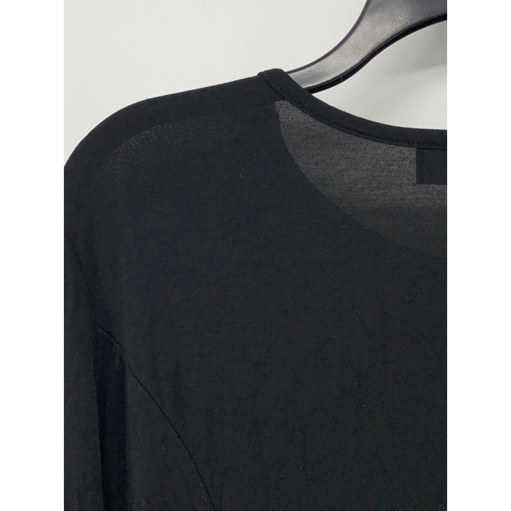 GABRIEL CETREZ Women's Black Long Sleeve Crewneck Midi Dress SZ XXL