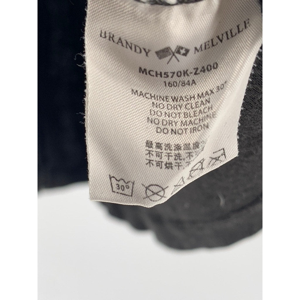 BRANDY MELVILLE Women's Black Scoop-Neck Casual Pullover Tank Top SZ OS