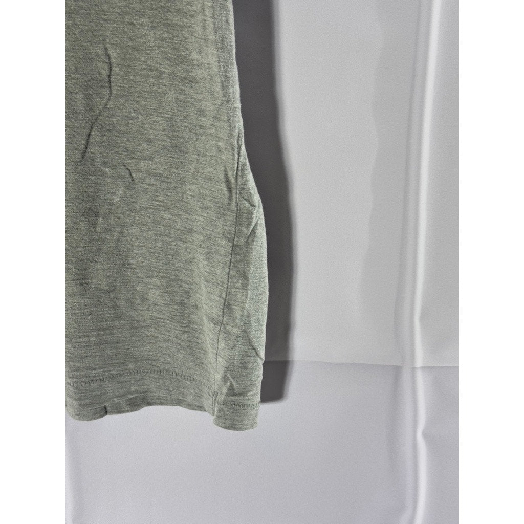 SERIES: EPIGRAM Men's Gray Solid Crewneck Chest Pocket Short Sleeve T-Shirt SZ S