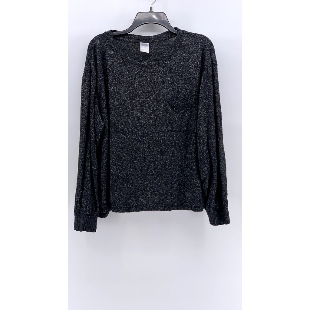 STARS ABOVE Women's Black Knit Crewneck Sweater SZ XXL