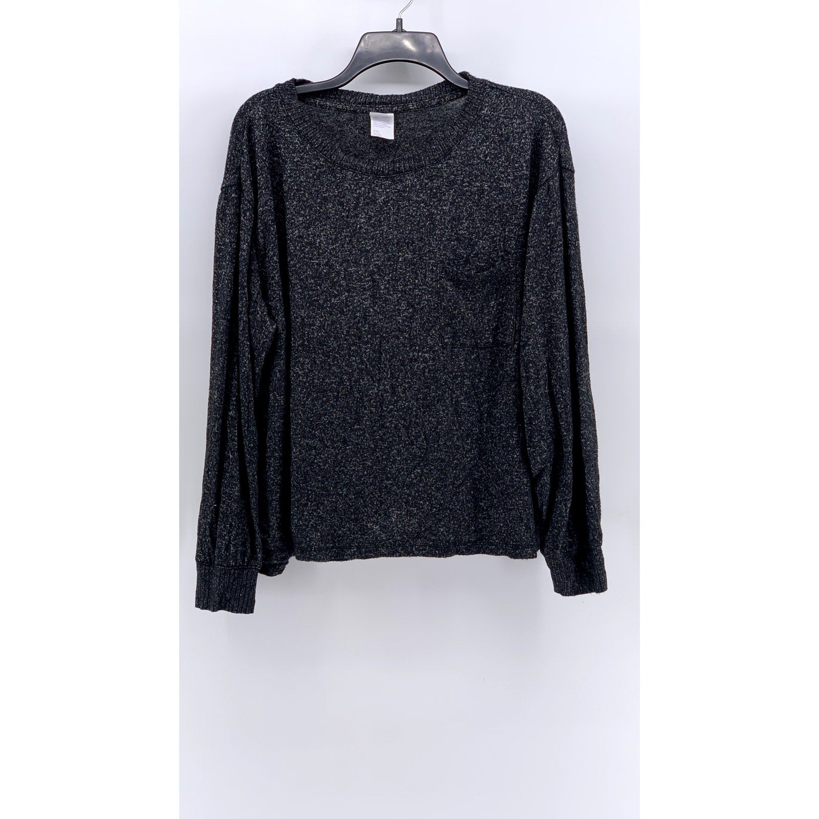 STARS ABOVE Women's Black Knit Crewneck Sweater SZ XXL