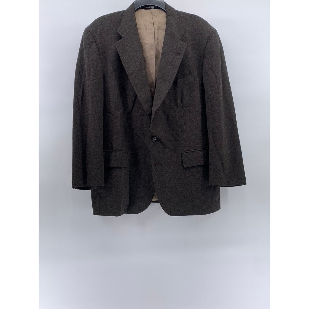 POLO UNIVERSITY CLUB BY RALPH LAUREN Men's Vintage Brown Two-Button Blazer SZ M