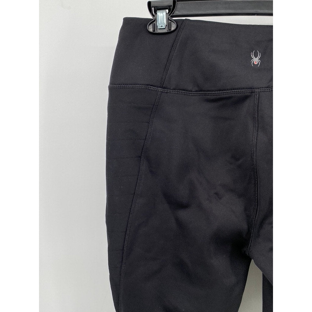 SPYDER Womens Black Workout Leggings SZ (M)