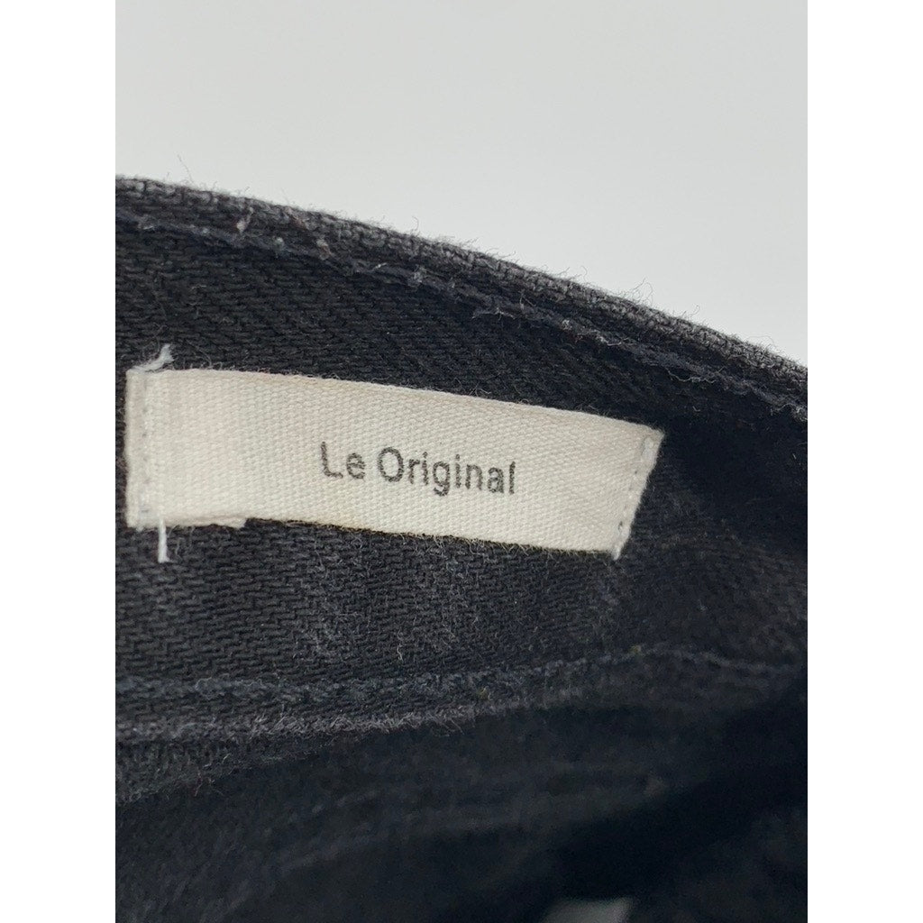 FRAME DENIM Women's Nightingale Black Le Original Tulip Cut-Off Shorts SZ 25