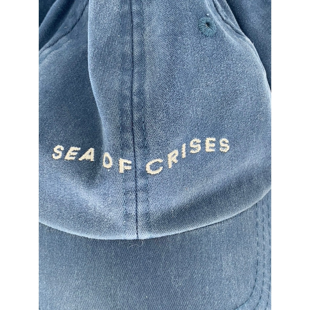 AMERICAN NEEDLE INC. Unisex Adult Blue Denim Sea Of Crises Adjustable Hat SZ OS