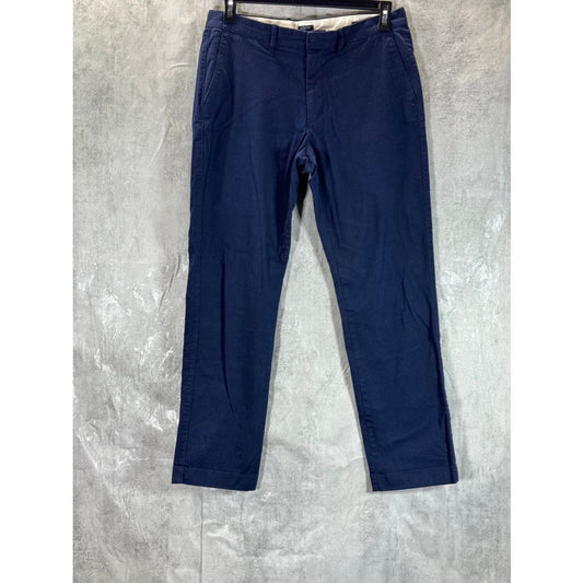 J.CREW Factory Men's Navy Straight-Fit Flex Chino Pants SZ 33X32