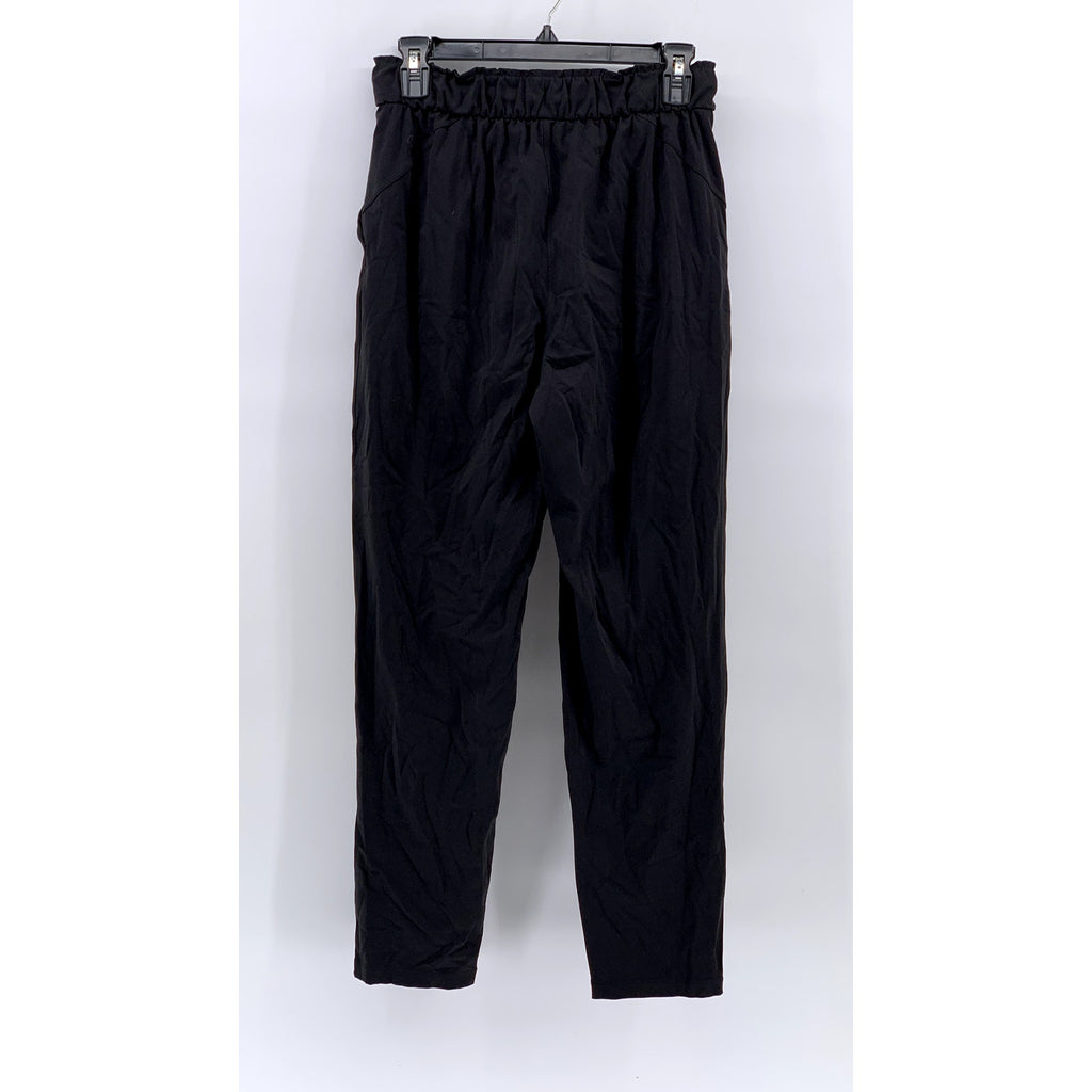 LULULEMON Women's Black Drawstring Pull-On Active Pants SZ 6