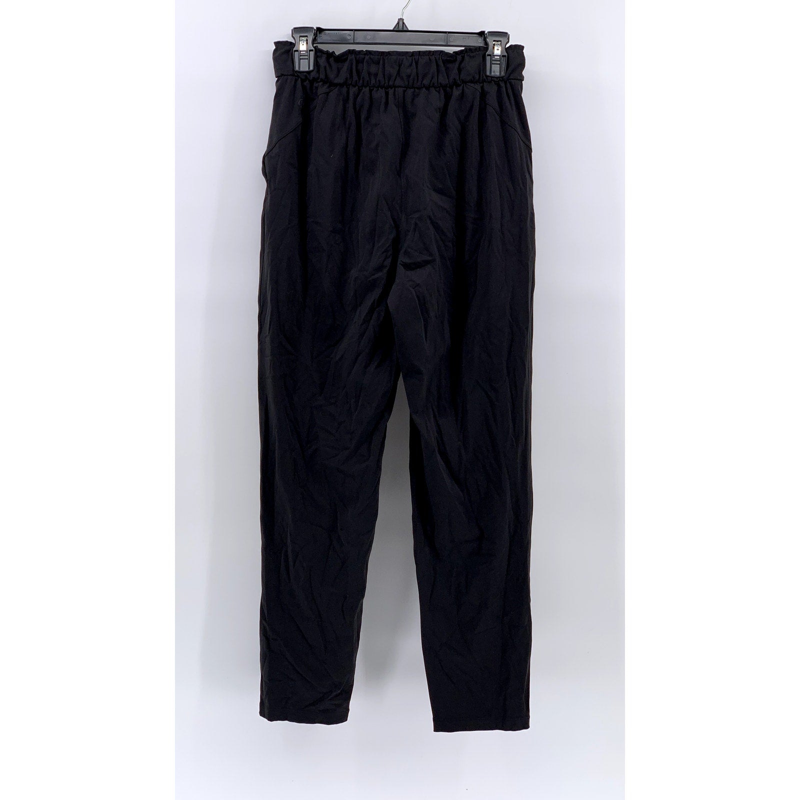 LULULEMON Women's Black Drawstring Pull-On Active Pants SZ 6