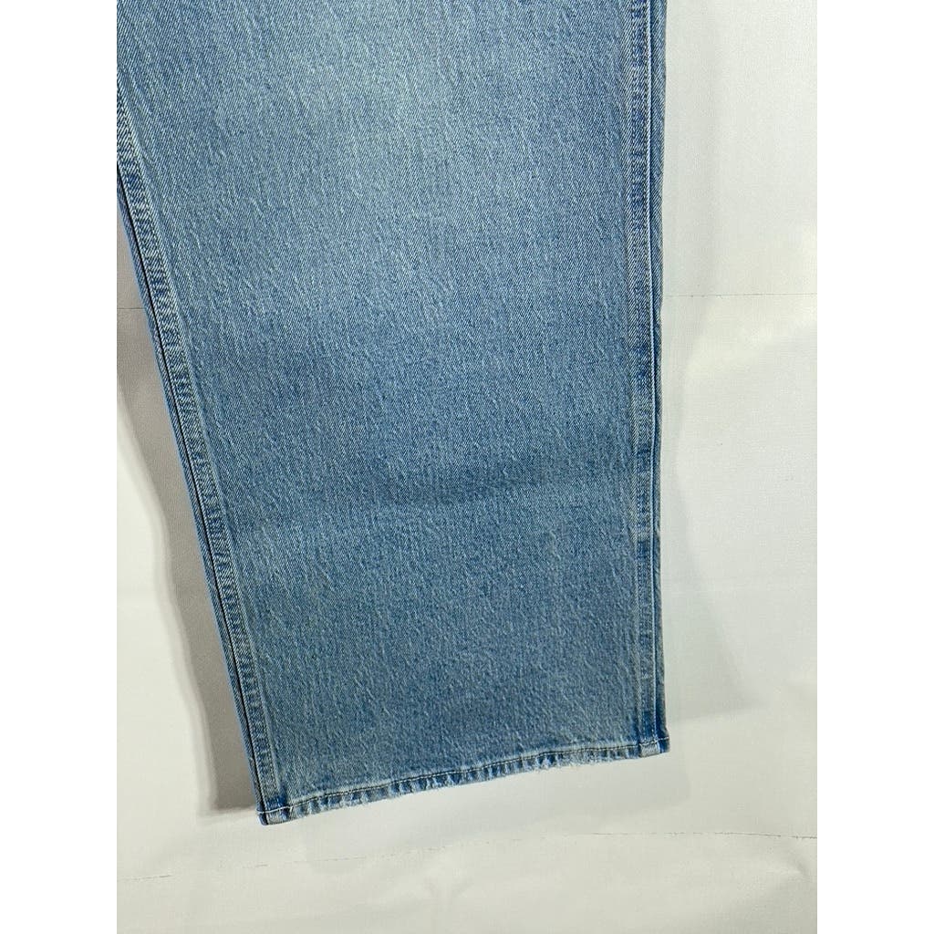 ABERECROMBIE & FITCH Light Blue Women's High-Rise 90's Relaxed Denim Jean SZ 33S