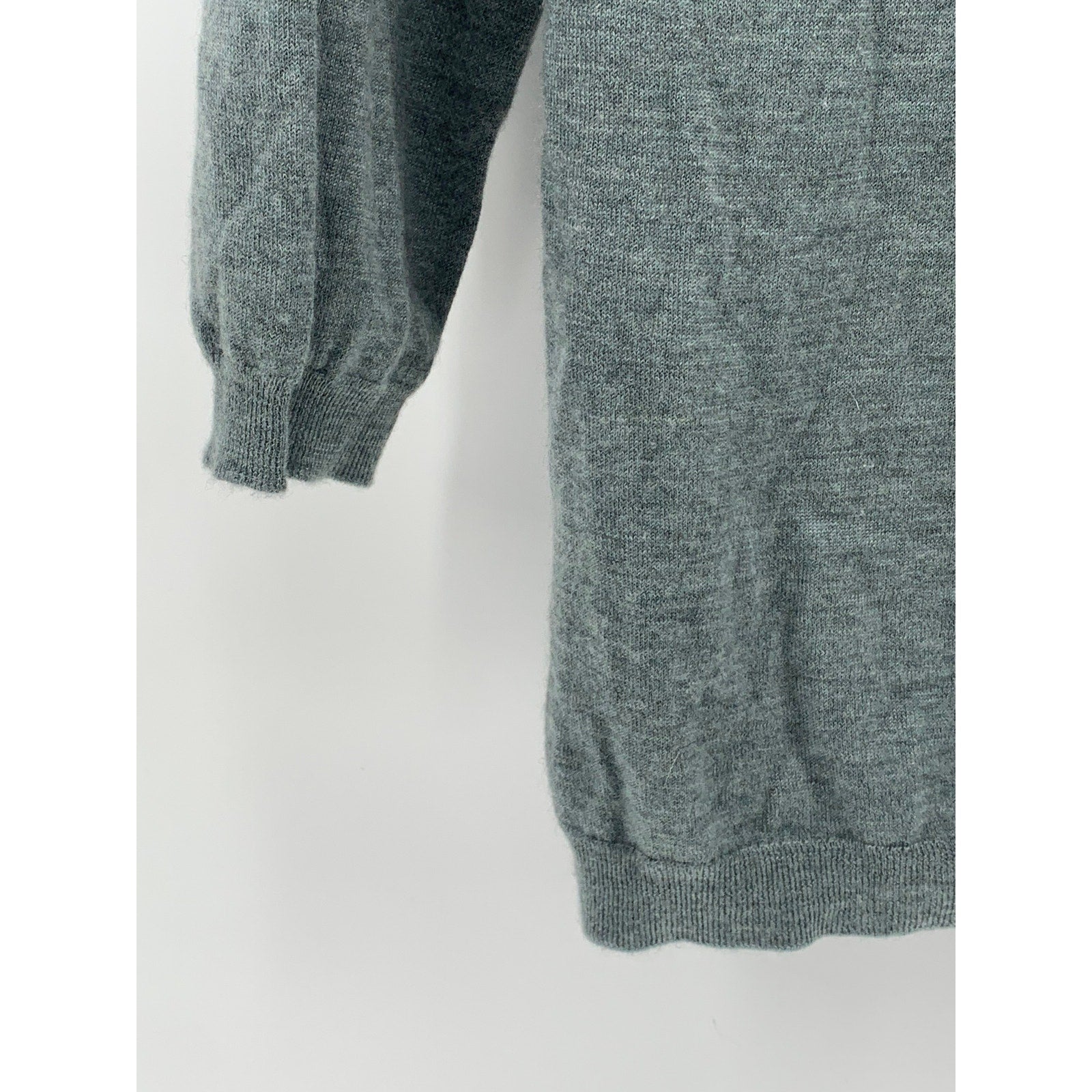 ERIC BOMPARD Men's Gray Cashmere Crewneck Knit Pullover Classic Sweater SZ M