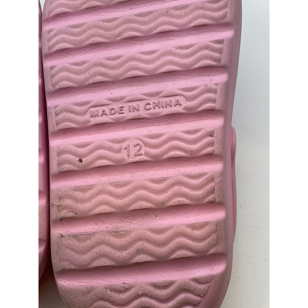 KOALA Kids' Pink TEVA Heel-Strap Open-Toe Slide Sandals SZ 12