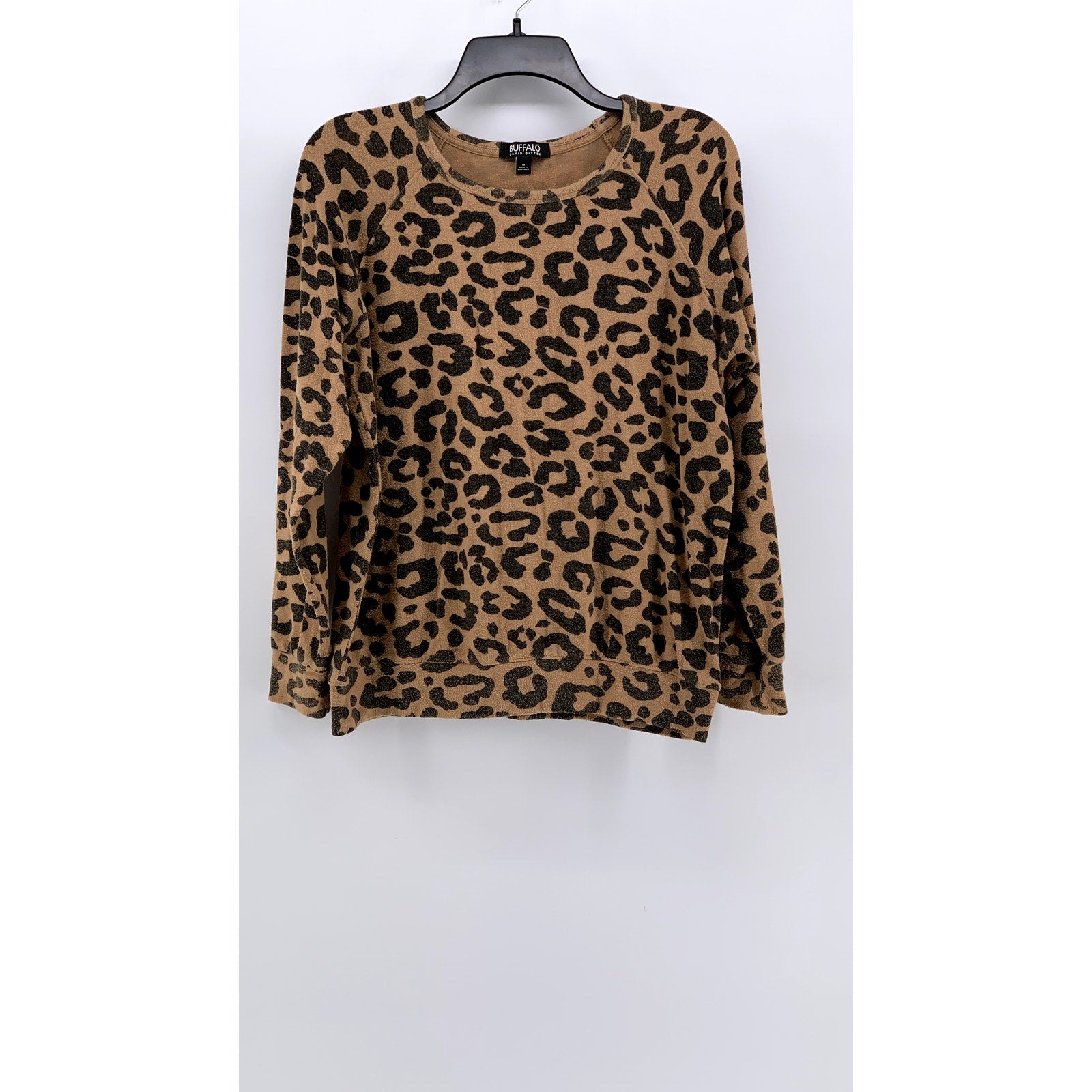 BUFFALO DAVID BITTON Men's Animal Print Crewneck Sweatshirt SZ M