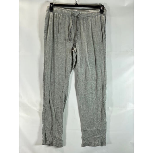 GOODFELLOW & CO Men's Light Grey Relaxed-Fit Drawstring Pull-On Lounge Pant SZ L