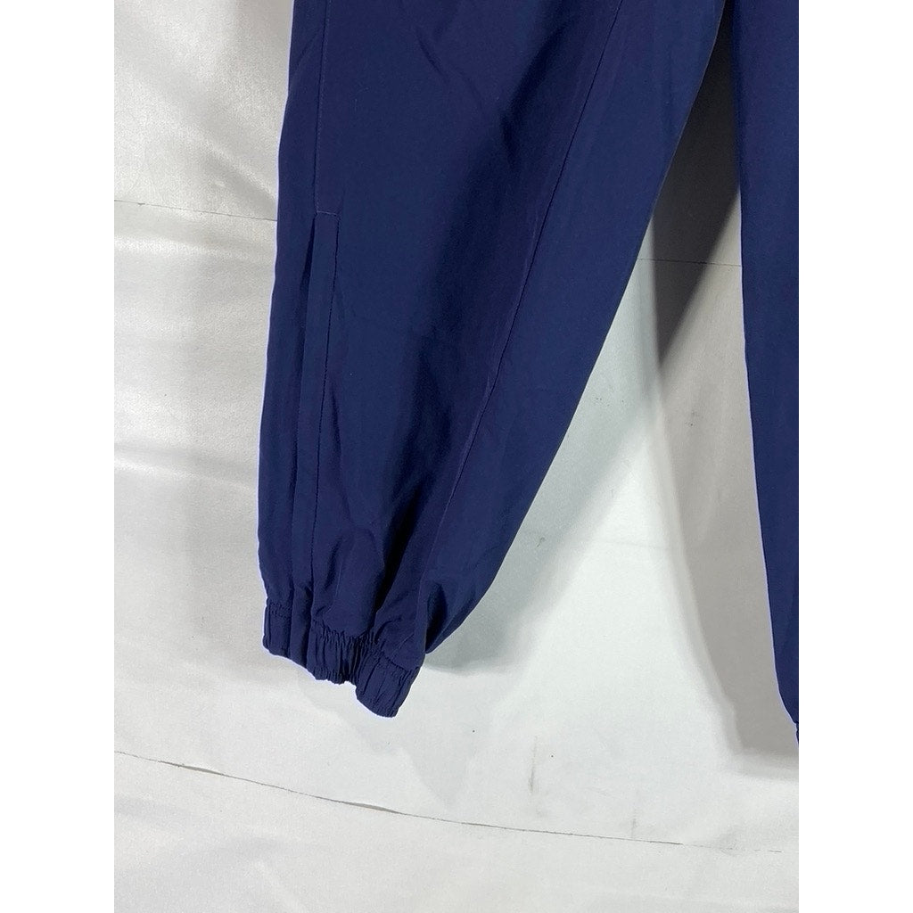 PUMA Men's Navy Arsenal Zipper-Pockets Pull-On Track Pant SZ M