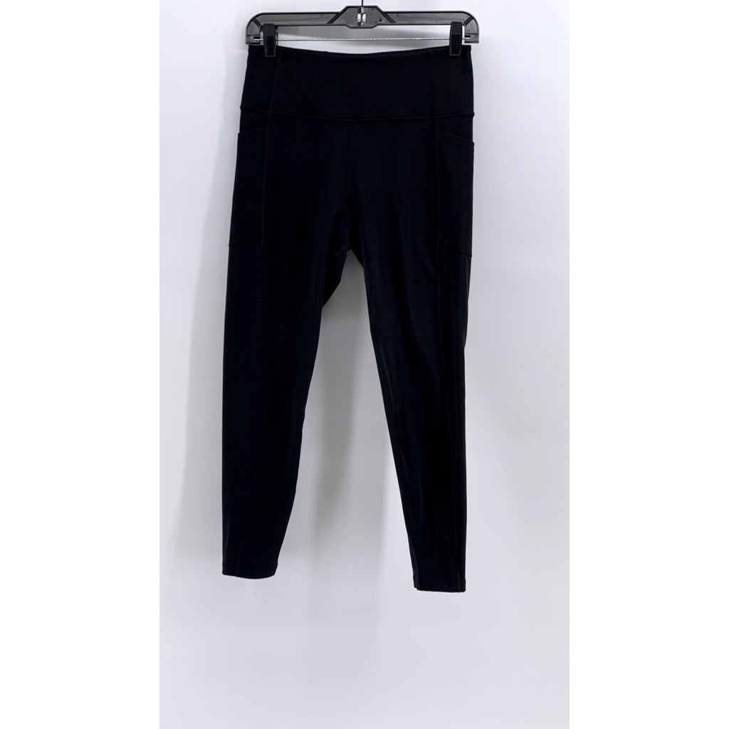 VICTORIA'S SECRET Women's Black Solid High-Rise Leggings SZ 10