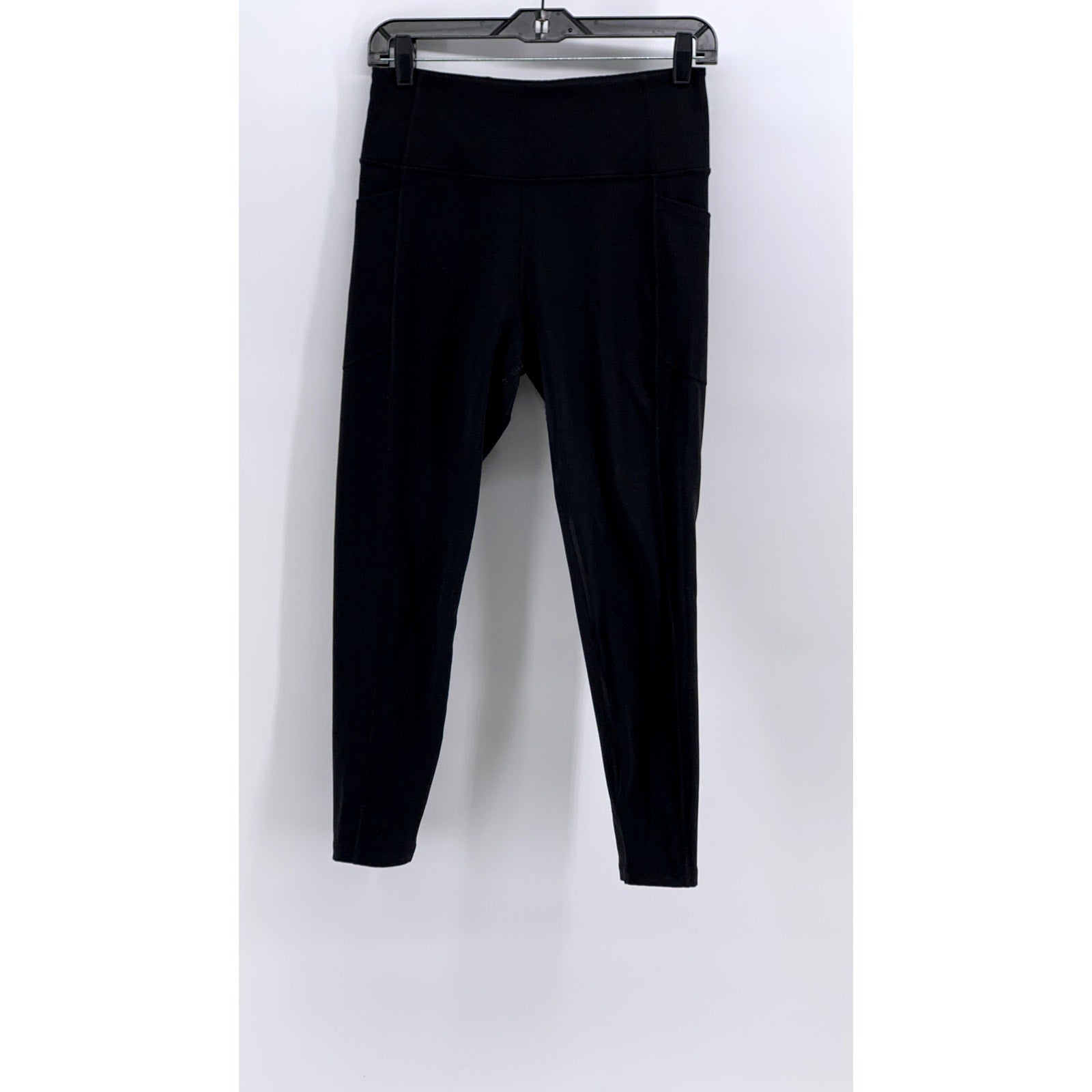 VICTORIA'S SECRET Women's Black Solid High-Rise Leggings SZ 10