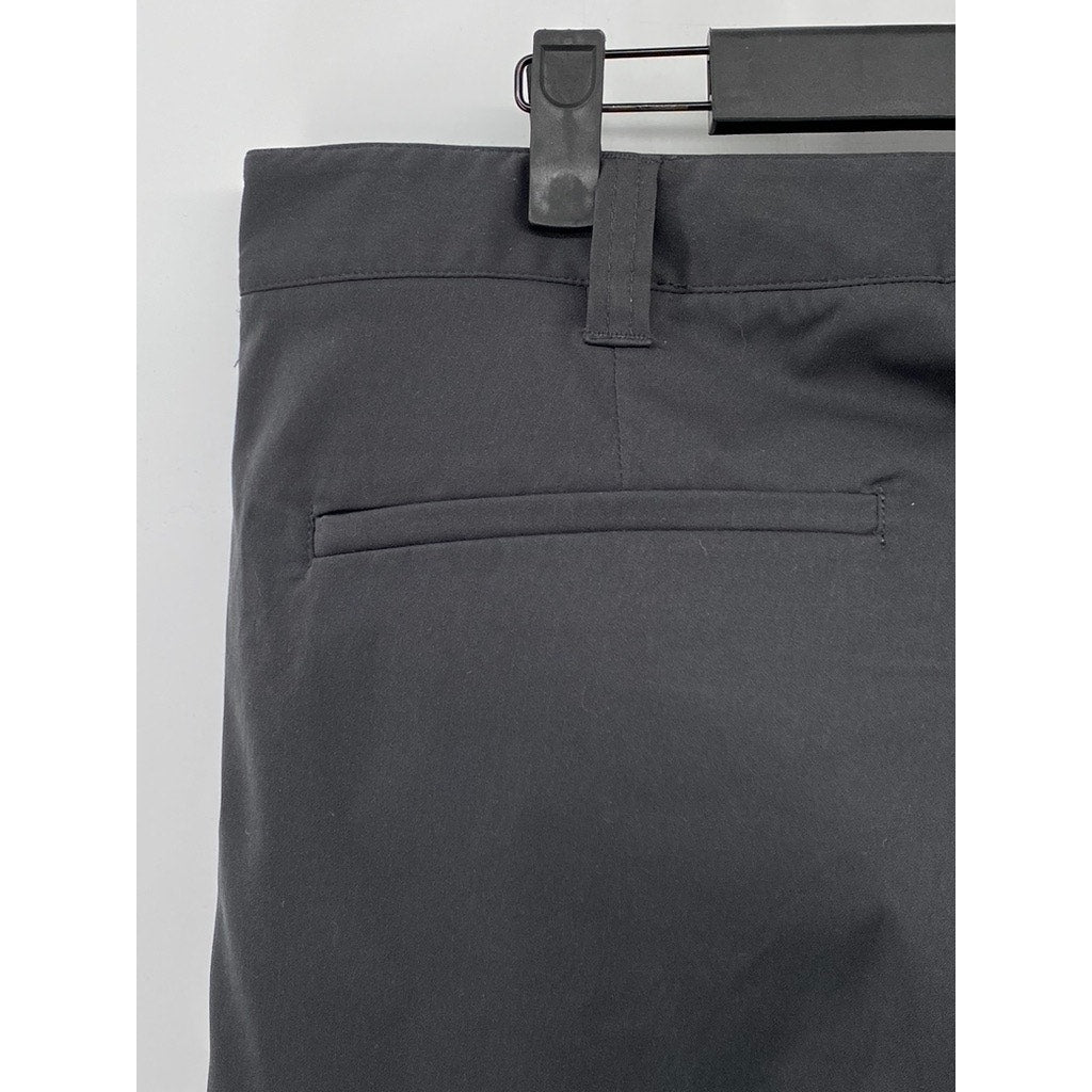 BLUFFWORKS Men's Charcoal Tailored-Fit Chino Pants SZ 35X34