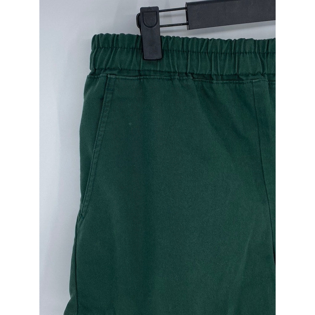 MUTTONHEAD Unisex Adult Forest Green Drawstring Casual Shorts SZ M