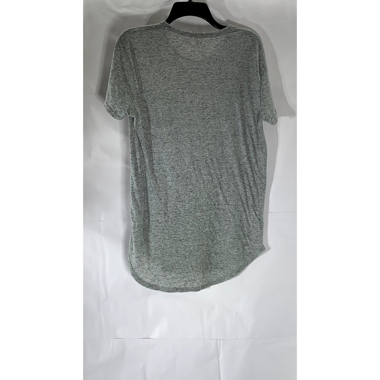 ANTHROPOLOGIE THREE FEATHER Women's Heathered Gray Crewneck Oversized Top SZ S