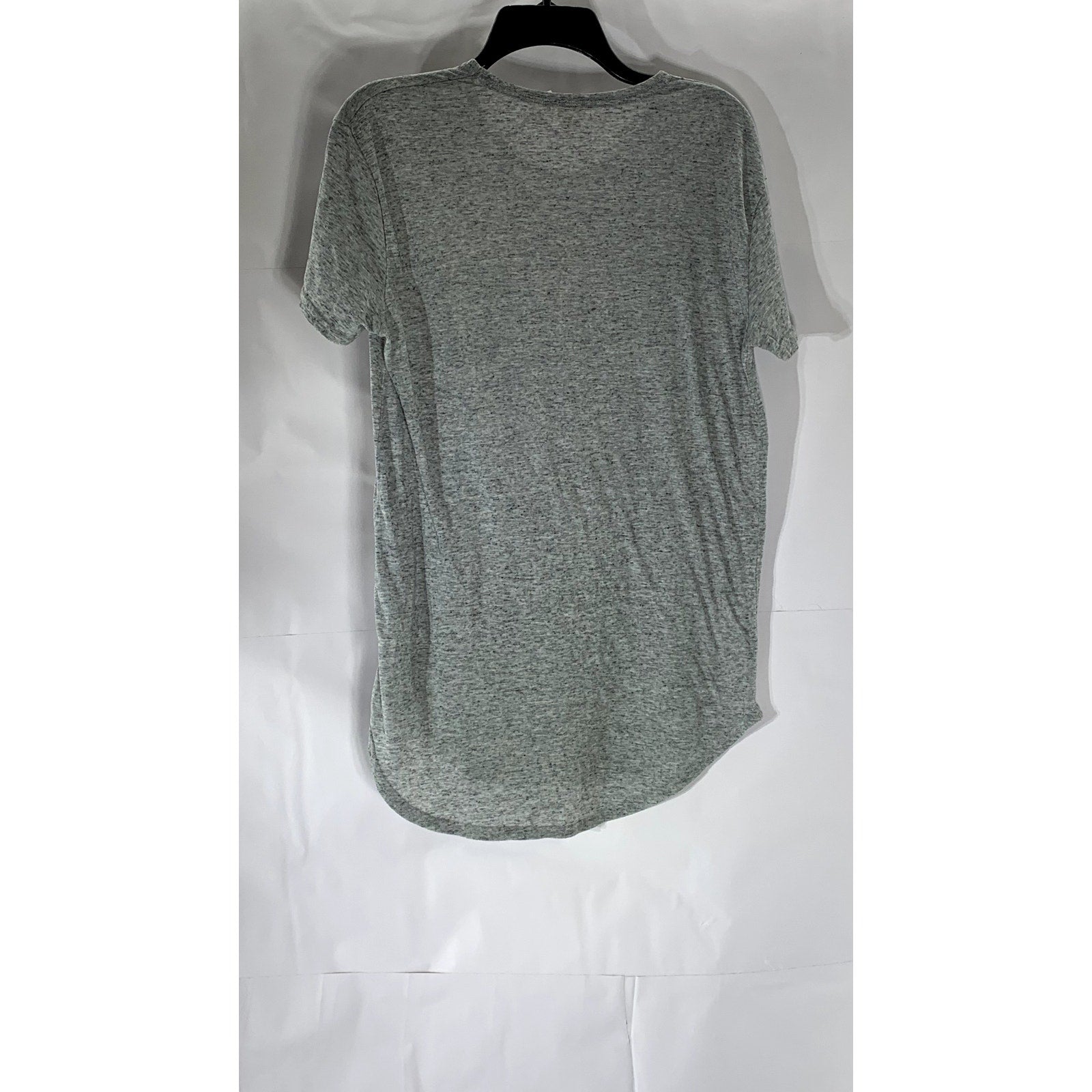 ANTHROPOLOGIE THREE FEATHER Women's Heathered Gray Crewneck Oversized Top SZ S
