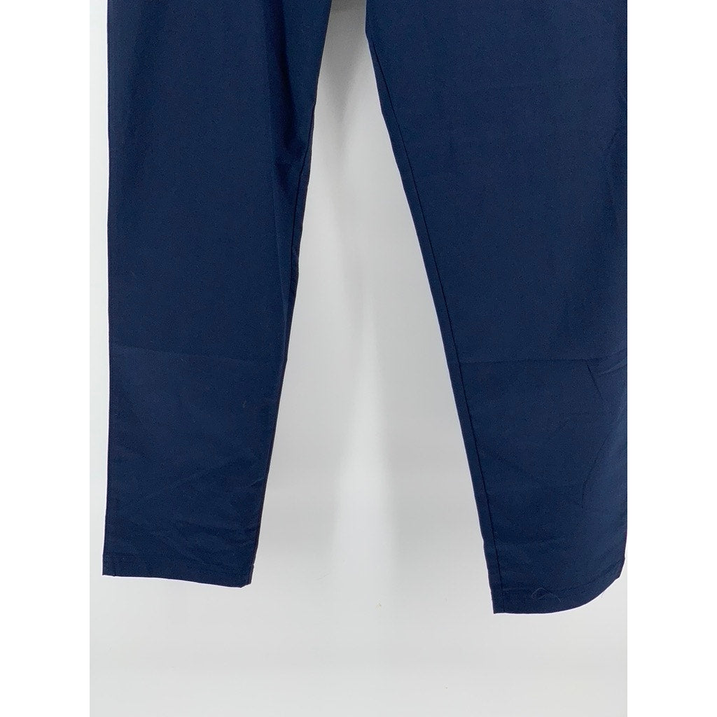 ADIDAS Men's Navy Solid Regular-Fit Tapered Leg Golf Pants SZ 36X32