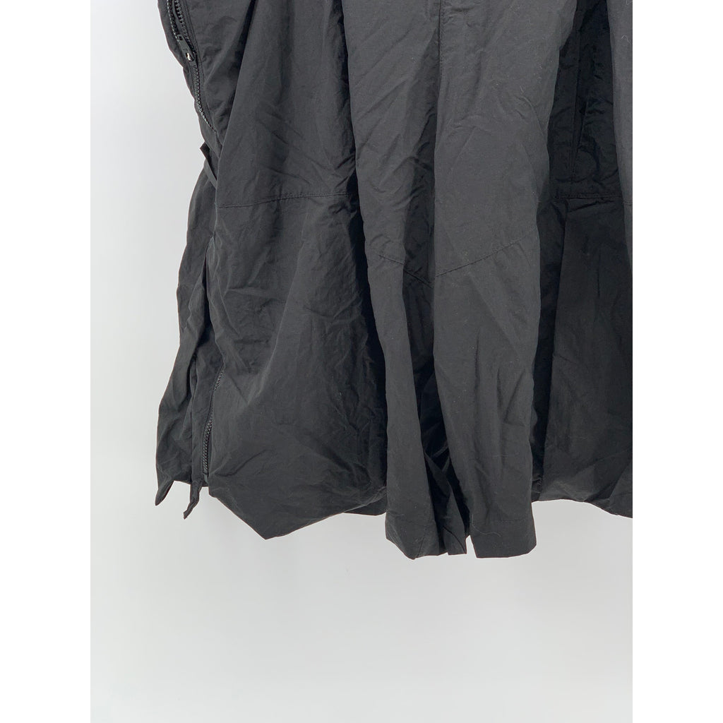 ARCHIVAL Men's Black Reinvent Ultrawide Side-Zip Belt Bag Taffeta Shorts SZ L