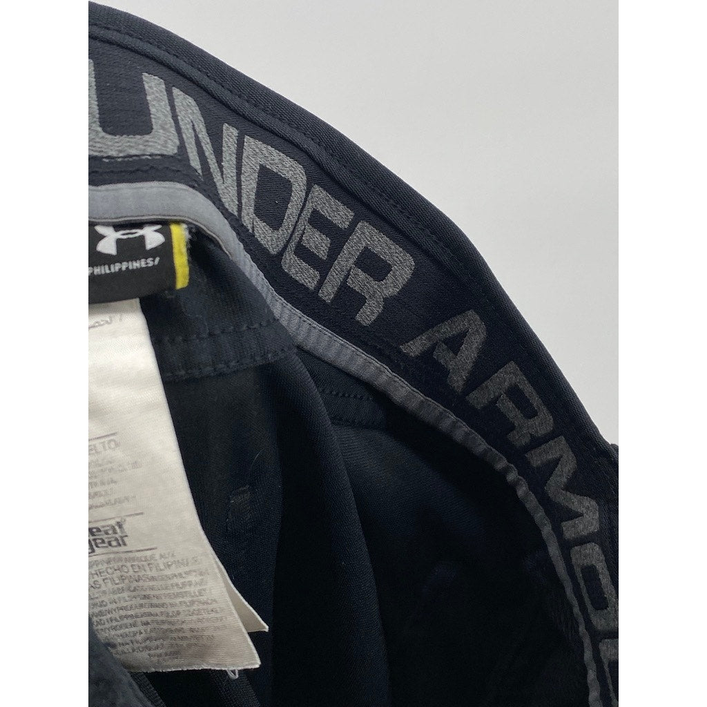 UNDER ARMOUR Men's Black Loose-Fit Straight-Leg Pants SZ 32X32