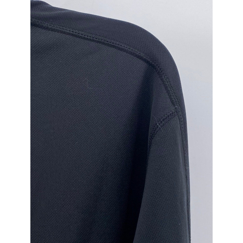 CHAMPION Men's Black Crewneck Long Sleeve Active T-Shirt SZ M