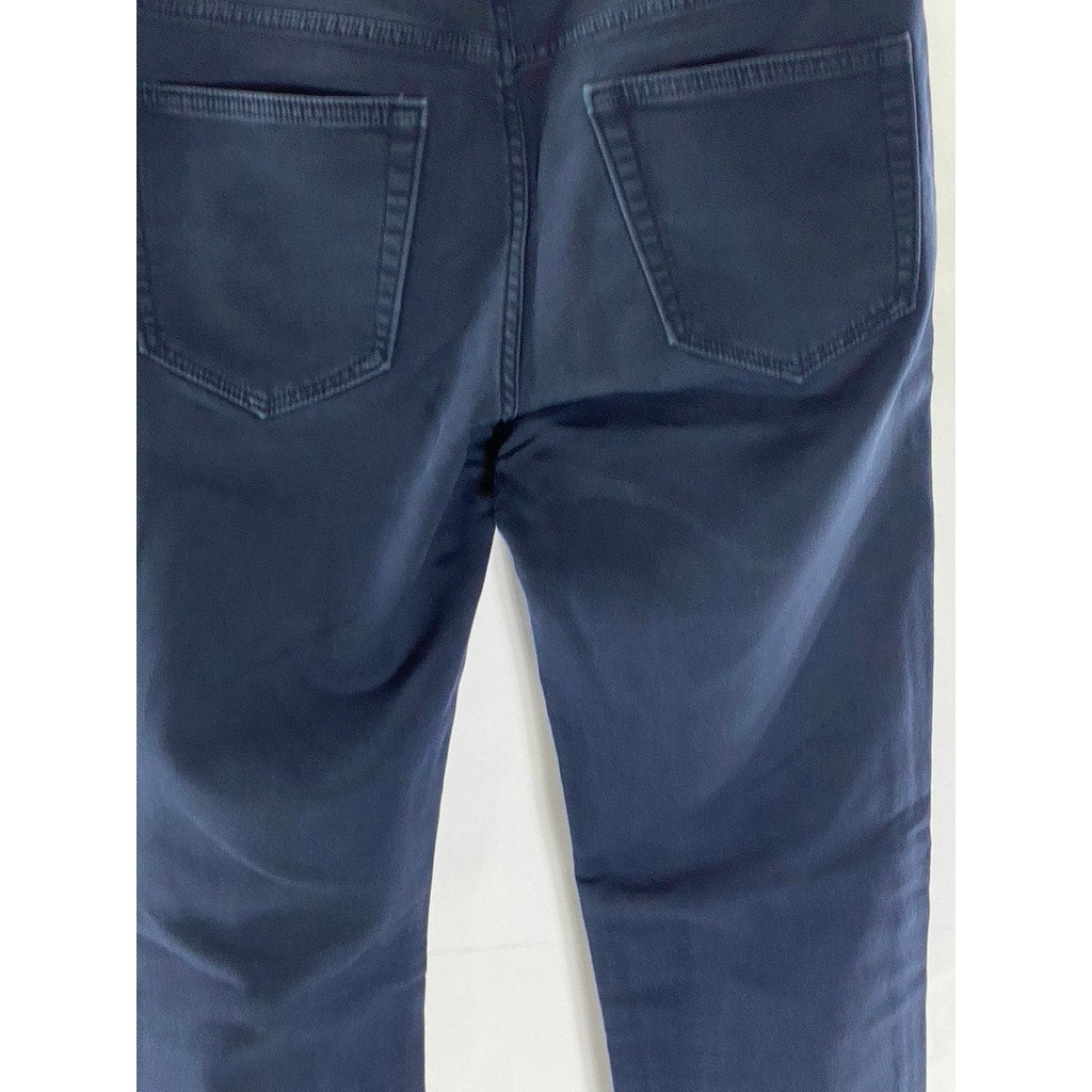 BANANA REPUBLIC Men's Dark Navy Slim-Fit Aiden Traveler Five-Pocket Pant SZ32X32