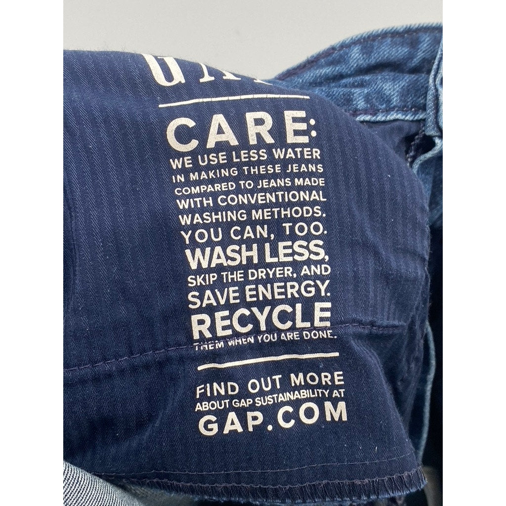 GAP Women's Medium Blue Denim Vintage Slim Sky High Jeans SZ 31