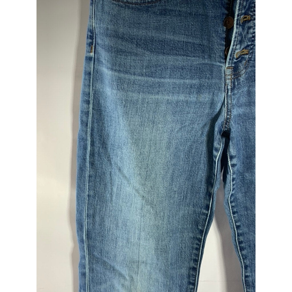 MADEWELL Women's Blue Five-Pocket The Perfect Vintage High-Rise Crop Jean SZ 27