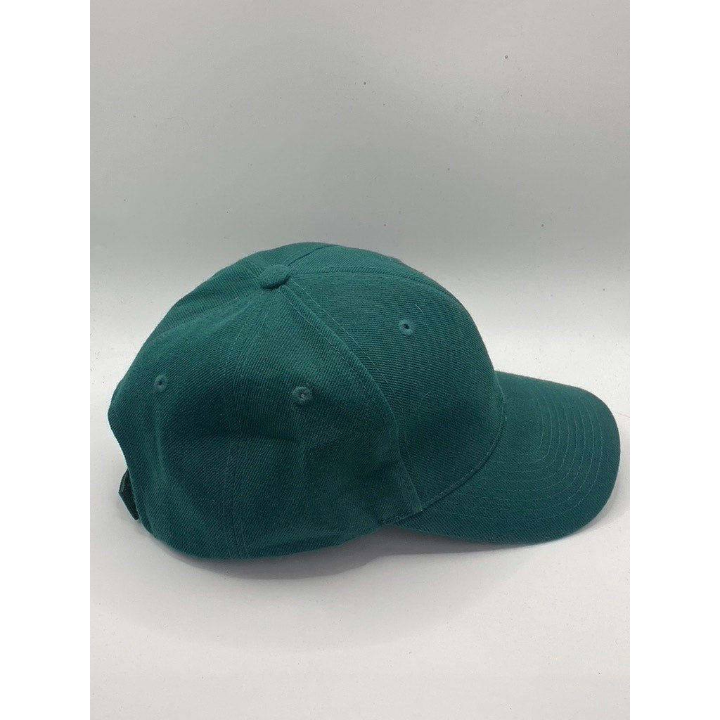 UNBRANDED Unisex Adult Forest Green Solid Casual Baseball Cap SZ OS