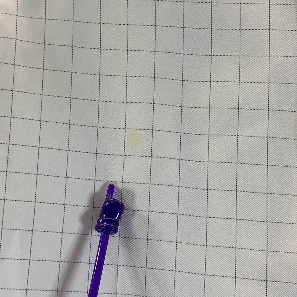 GREG NORMAN Men's White Checkered  Regular-Fit Chino Shorts SZ 34