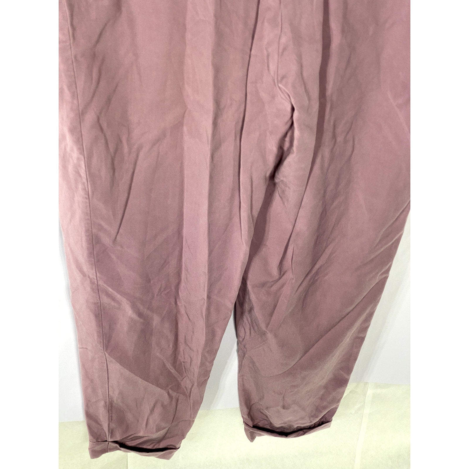 NATIVE YOUTH Women's Purple Half-Button The Amelia Elbow Sleeve Jumpsuit SZ S