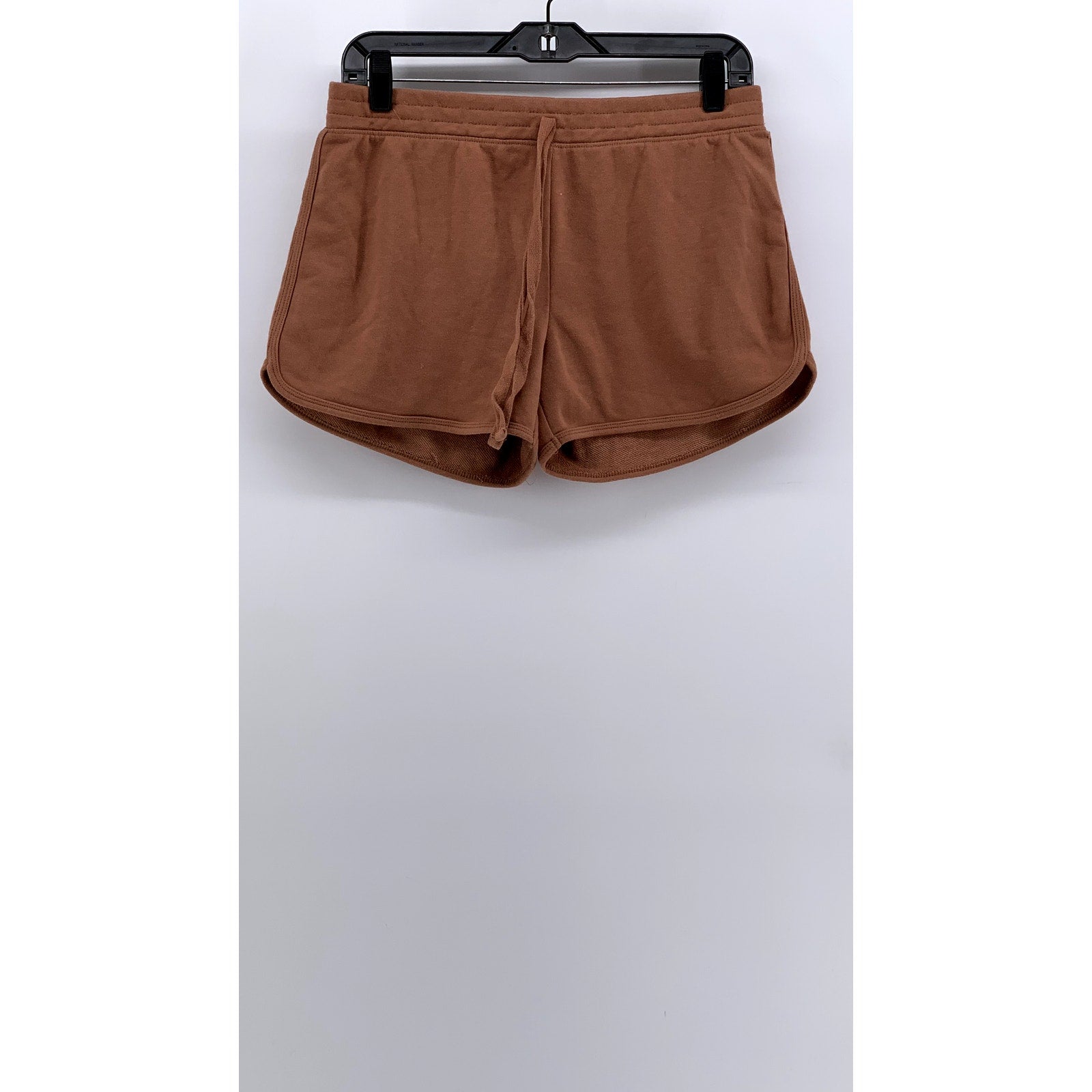 BOZZOLO Women's Tan Casual Cotton-Blend Shorts SZ L