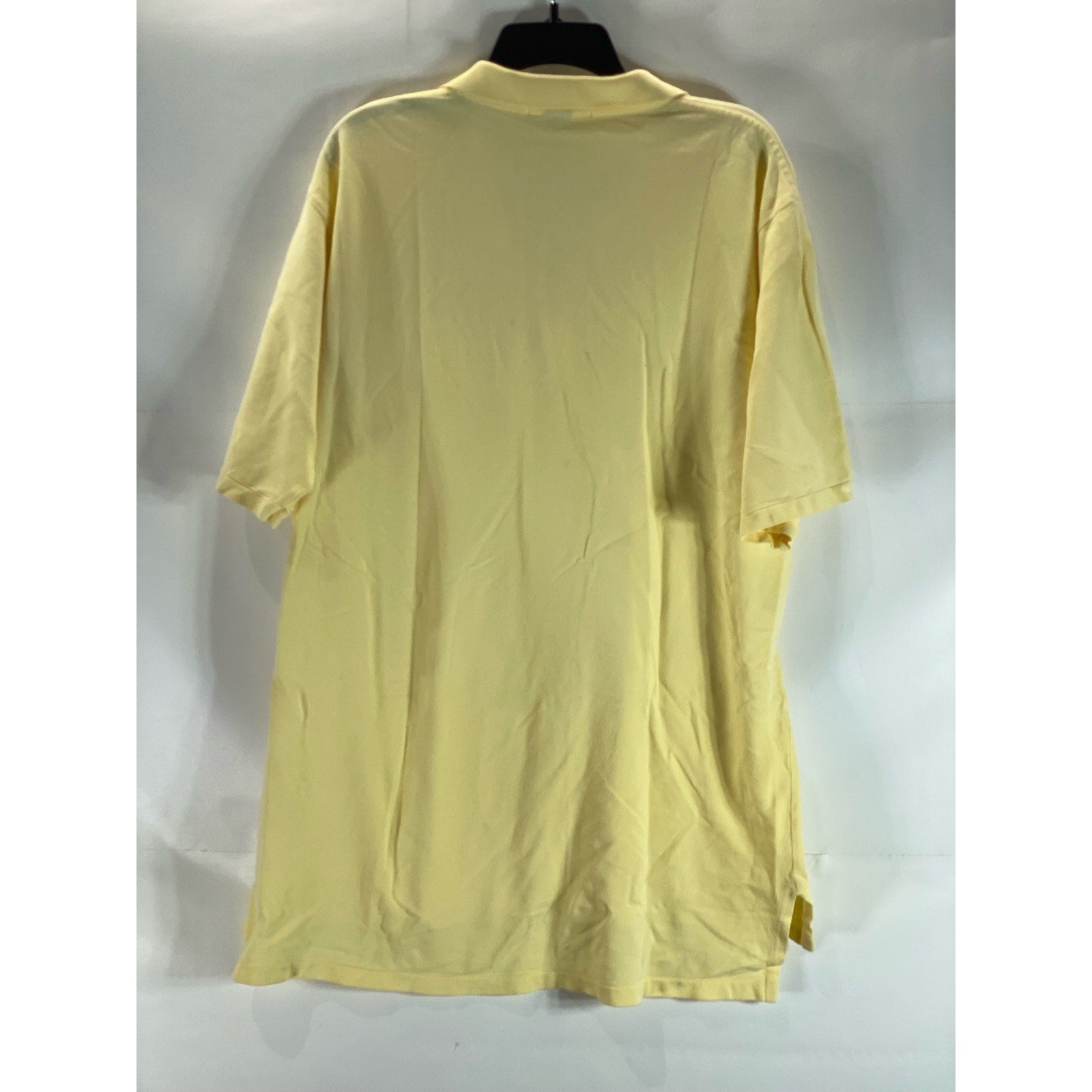 POLO BY RALPH LAUREN Men’s Yellow Vintage Regular-Fit Golf Club Logo Polo SZ XL