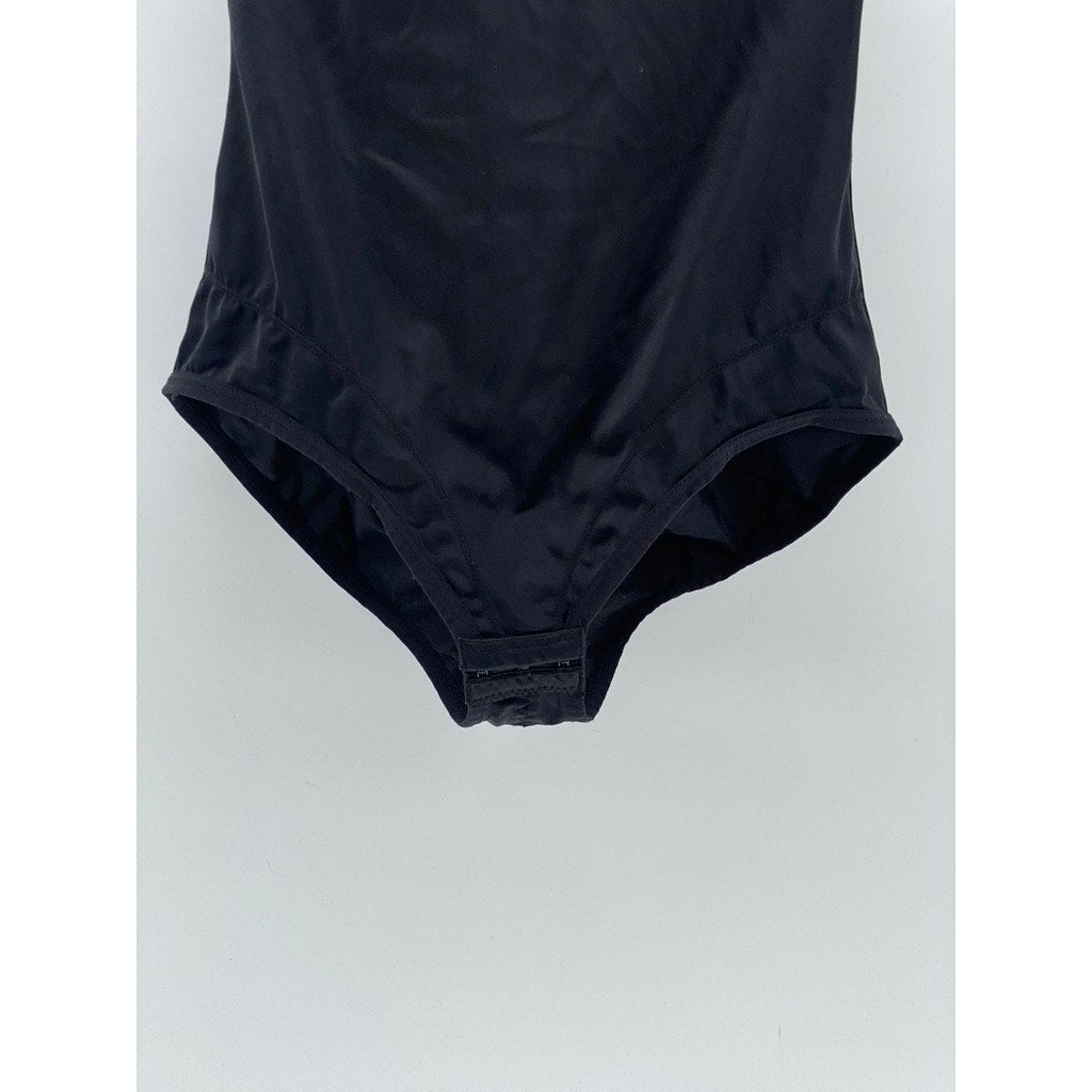 MARILYN MONROE Women's Black Removeable Strap Shaping Bodysuit SZ M