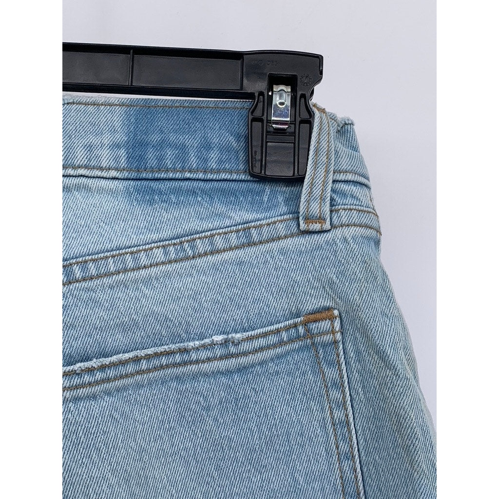 ABERCROMBIE & FITCH Women's Blue The 90's Straight Ultra High Rise Jeans SZ 4/27