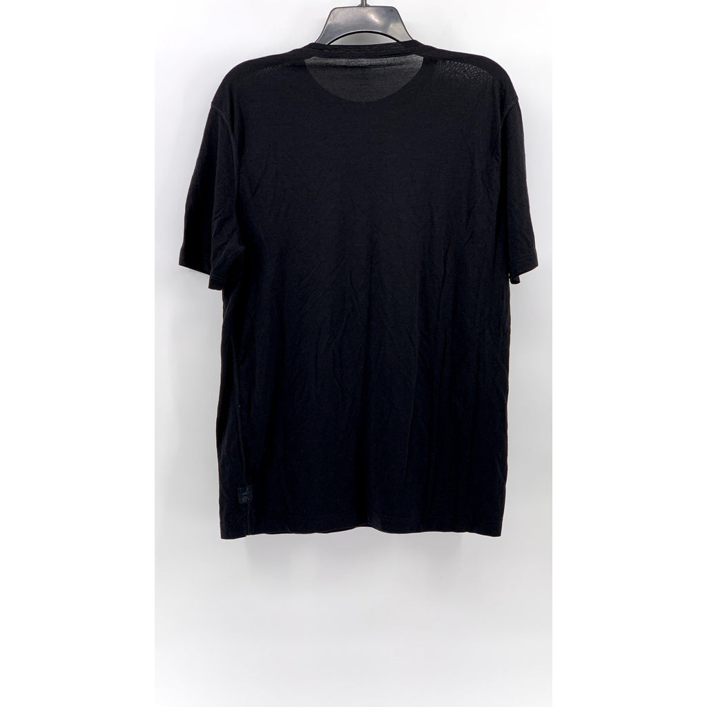 EVO Men's Black Merino Wool Short-Sleeve T-Shirt SZ L